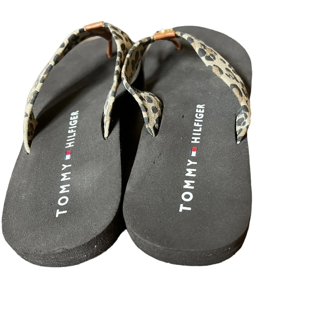 Tommy Hilfiger canvas thong